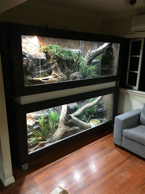 Diy Bearded Dragon Enclosure Tv Stand Transformed An Old Dresser Into