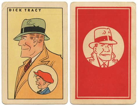 Dick Tracy Card 1934 From The Dick Tracy Playing Card Gam Todd Franklin Flickr