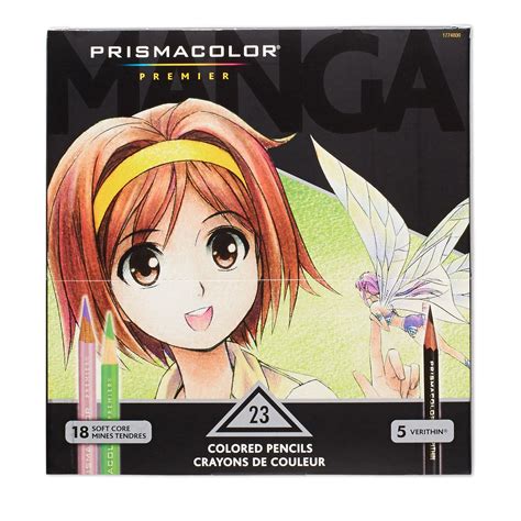 Prismacolor Premier Manga Colored Pencil Set In 2022 Manga Drawing