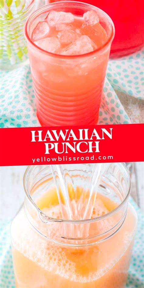 Homemade Hawaiian Punch