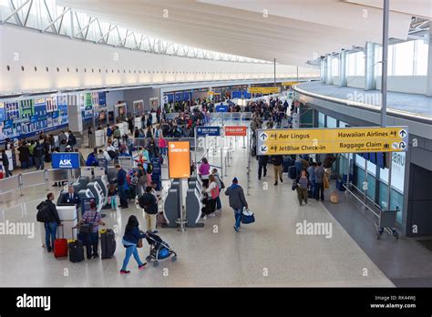 NEW YORK MARCH Inside Of JFK Airport John F Kennedy International Airport Is A