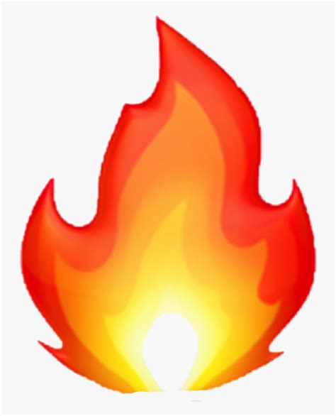 Fire Emoji Clipart Transparent Png Transparent Background Fire Emoji