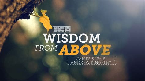 The Wisdom From Above University Church Of Christ