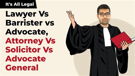 Difference Between Lawyer Barrister Advocate Attorney General
