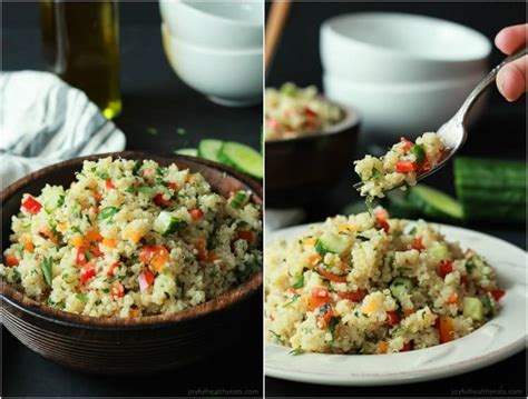 Quinoa Tabbouleh Salad Easy Healthy Recipes Using Real