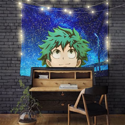 Deku Anime Tapestry Room Decor 99shirt