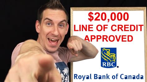 How I Got Line Of Credit Approved Royal Bank Of Canada Youtube