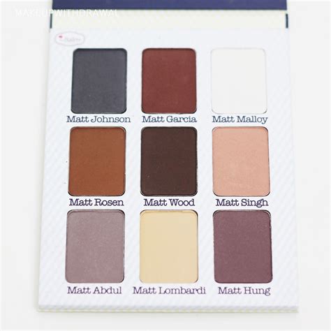 Review TheBalm Meet Matt E Nude Palette Makeup Withdrawal