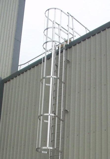 Fixed Caged Ladders Are Easily Installed And Can Resolve A Lot Of