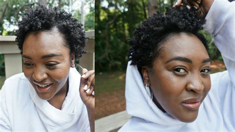 Moisture is a kinky curls' best friend: Twistout on Short Natural Hair using Kinky Curly Products ...