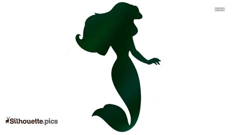 Ariel Mermaid Silhouettes