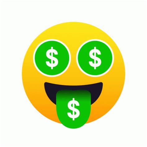 Money Mouth Face Joypixels Sticker Money Mouth Face Joypixels Smiling Descobrir E