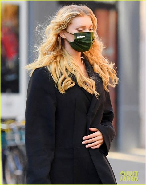 Elsa Hosk Conceals Her Baby Bump While Out In NYC With Boyfriend Tom