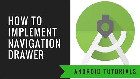 How To Implement Navigation Drawer Android Tutorial Youtube