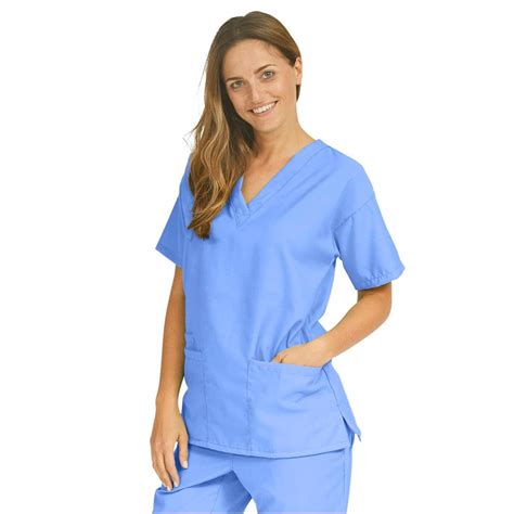 With ceil blue scrub pants, tops, jackets and more, we make it easy to find the apparel you're looking for in the sizes you need. Medline PerforMAX Ladies V-Neck Tunic Scrub Tops - Ceil ...