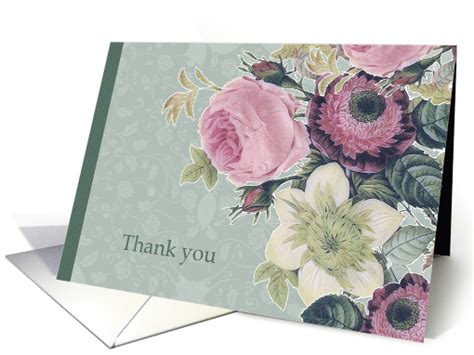 Thank You Caregiver For Your Care And Support Flowers Card 830951