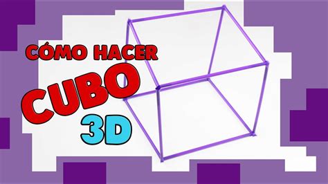 Manualidad Escolar Muy Fácil Cubo 3d Youtube