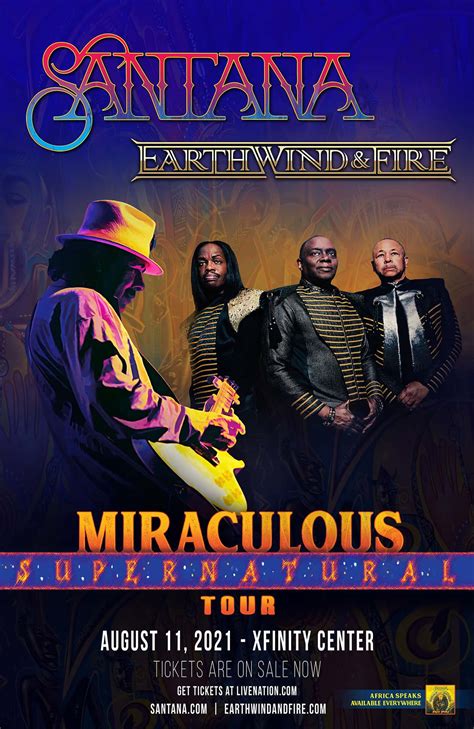 Santana & Earth, Wind & Fire: Miraculous Supernatural 2021 Tour | WLKZ