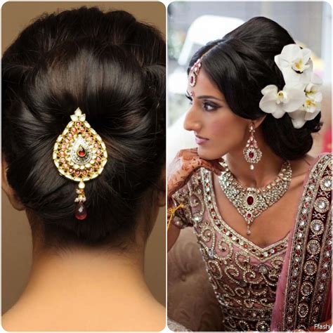 India Wedding Hair Styel Indian Bridal Hairstyle Latest Dulhan
