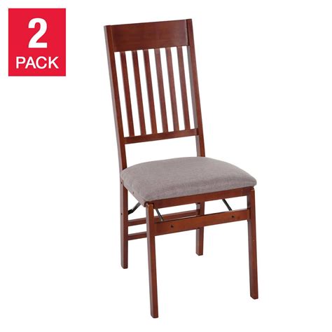 Hanlee navy blue folding wood adirondack chair. Mission Wood Folding Chairs, 2-pack in 2020 | Wood folding ...