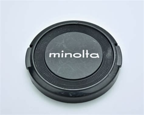 Genuine Minolta Md And Mc 57mm To Fit 55mm Lens Front Snap On Cap 3228
