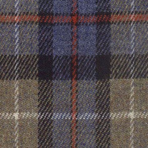 Harris Tweed Cloth Fabric Mackenzie Check Tartan Luxury Handwoven 100