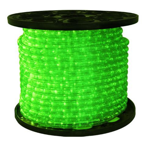 12 In Led Green Rope Light 150 Ft Spool