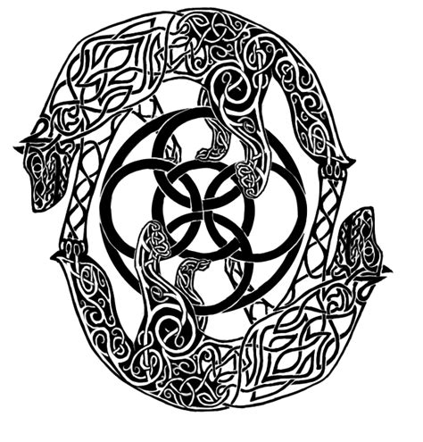 Celtic Wolf Tattoo Tribal Wolf Tattoo Wolf Tattoo Design