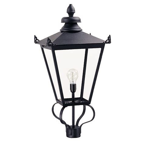 16313 - Lamp Post Lantern (Head Only) In Textured Black - Distinctive