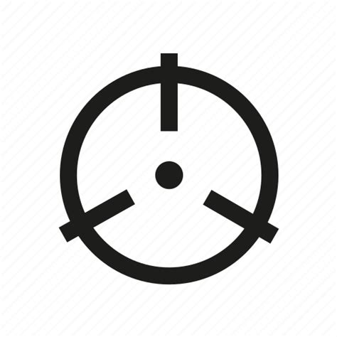 Crosshair Point Reticle Target Icon Download On Iconfinder
