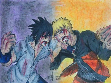 Naruto Vs Sasuke By Ofon On Deviantart