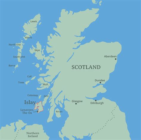 See a map of scotland including glasgow, edinburgh, the scottish highlands, the hedrides and the shetland islands. Lenavore - holiday cottage on the Mull of Oa, Islay, Scotland