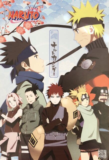 Japanese Anime Naruto Shippuden Poster E2 Sasuke Kakashi Sakura Ebay