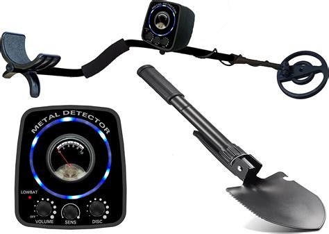 Protectortech Hd Lightweight Metal Detector With Multi Function Folding