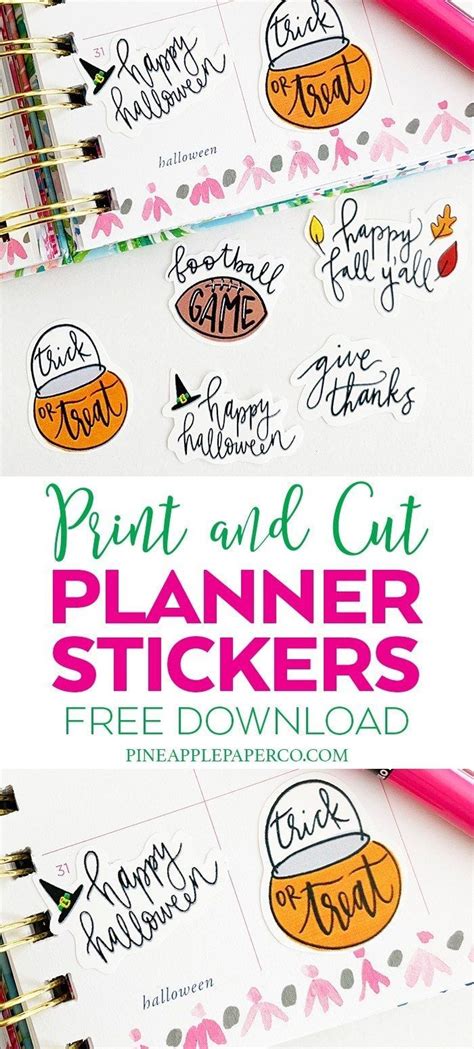 Free Planner Stickers For Fall Free Printable Planner Stickers Fall