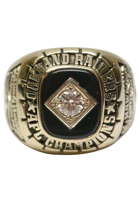 Lot Detail 1967 Oakland Raiders Afl Championship Players Ring