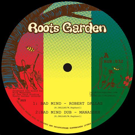 Roots Garden Records — Robert Dallasdanny Red Bad Mind Same Thing