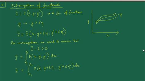 L3 Calculus Of Variations 3 Extremization Of Functionals Youtube