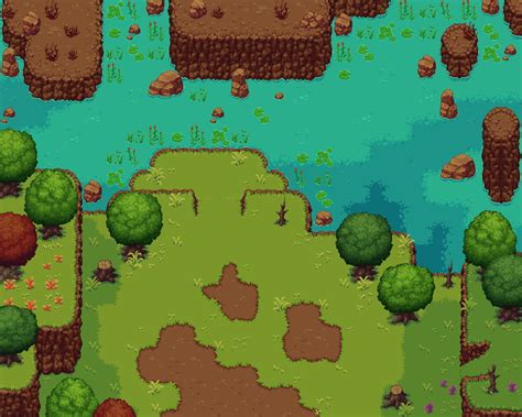 Top Down Forest Tileset Update Top Down Rpg Tileset 32x32 By Inr 1ko
