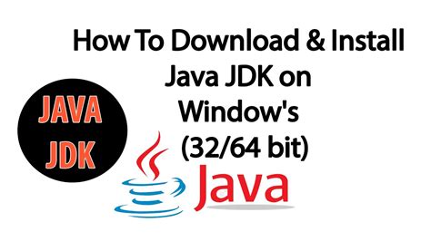 How To Download And Install Java JDK On Windows Bit YouTube