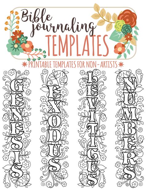 Pin On Templates For Bible Journaling