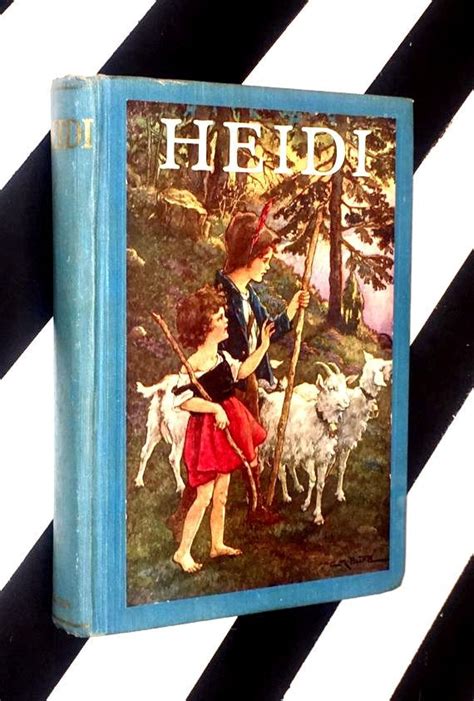 Heidi By Johanna Spyri Illustrated By Clara M Burd 1924 Hardcover Book