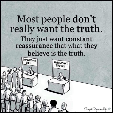 Most People Dont Really Want The Truth Comforting Lies Unpleasant Truths Webcomics Know