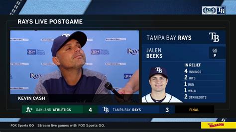 Postgame Reaction Tampa Bay Rays Vs Oakland Athletics 061119 Youtube