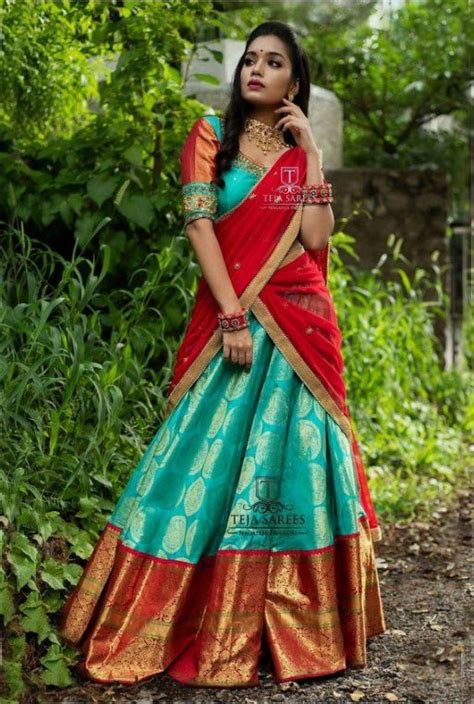 17 Stunning Half Saree Langa Voni Understanding Half Saree