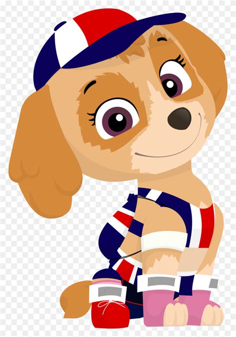 Paw Clipart Traceable Paw Patrol Skye Clipart Stunning Free