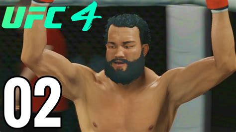 UFC 4 Heavyweight Career Mode Walkthrough Part 2 THE WORLD FIGHTING