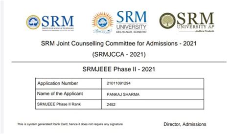 What Is The Cutoff Rank Of The Year To Get Cse In The Srm Main Branch Chennai Campus Quora