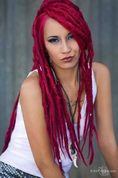 Sultry Red Dreads Hair Styles Red Dreadlocks Red Dreads