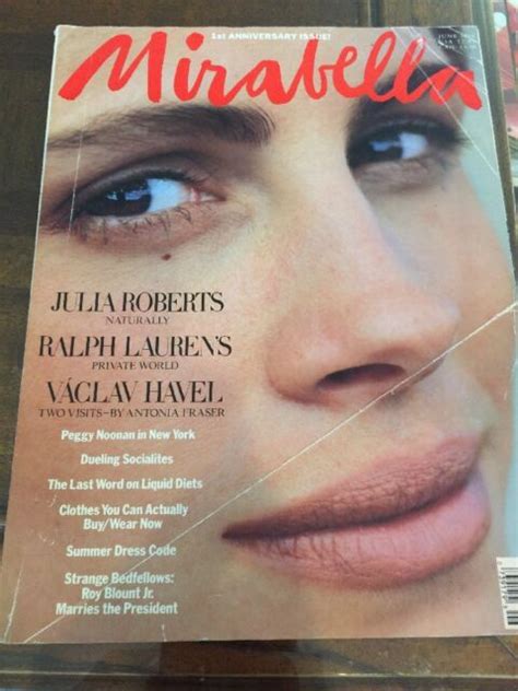 Mirabella Magazine Rare Issue13 June 1990 Julia Roberts Ralph Lauren